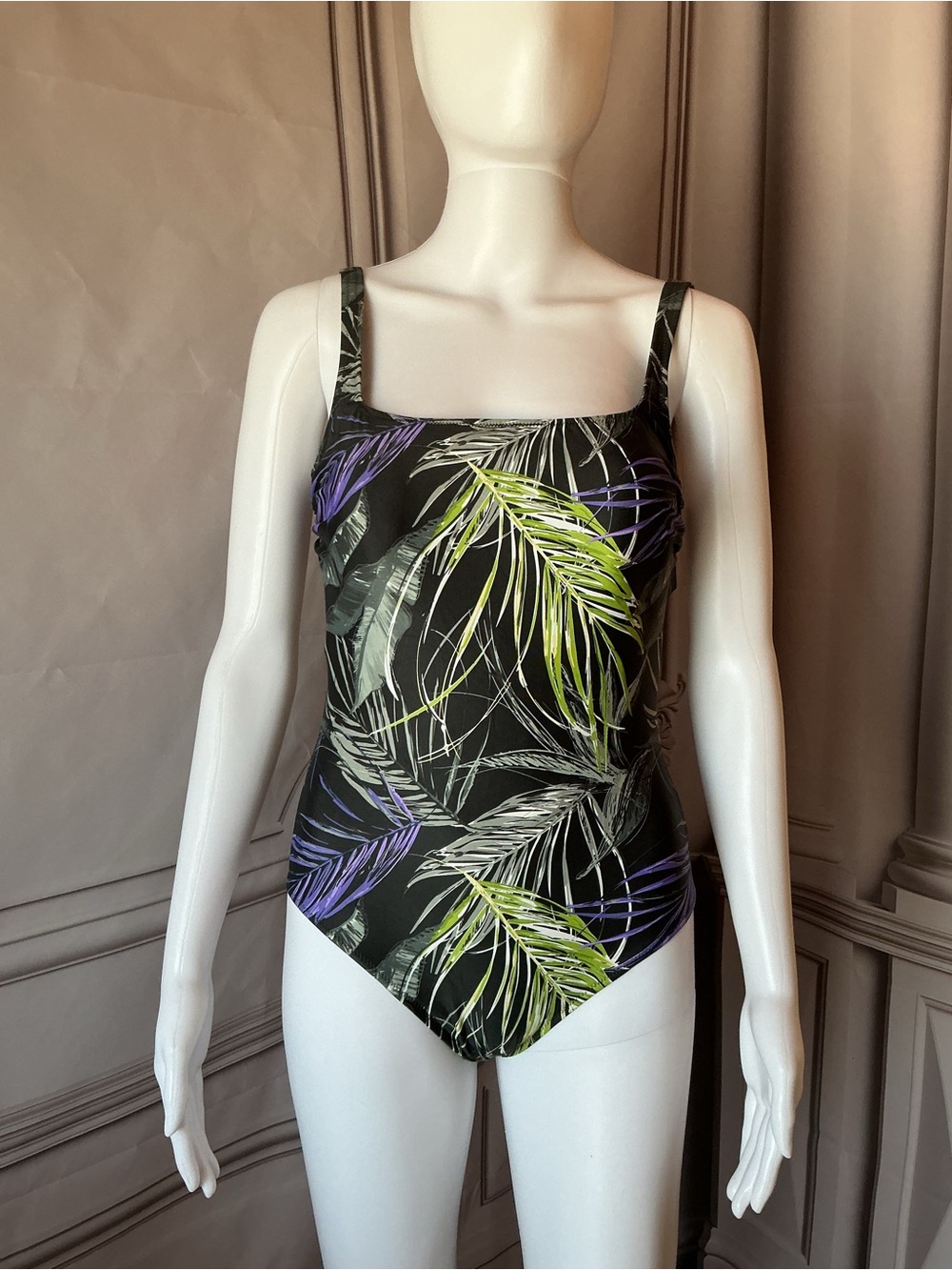✨Gottex Blue One Piece Swimsuit Multi Color 8 NWT